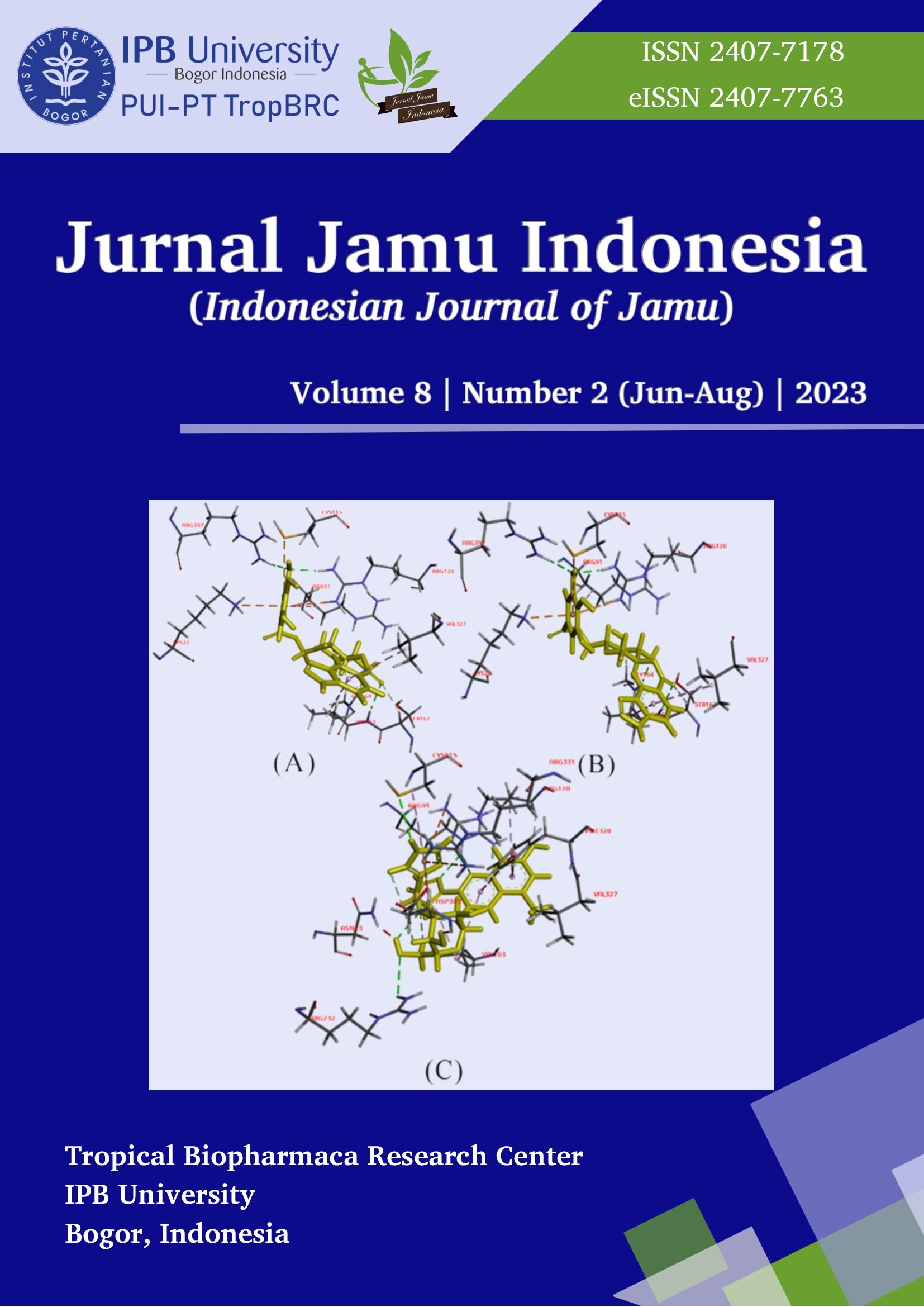 					View Vol. 8 No. 2 (2023): Jurnal Jamu Indonesia
				